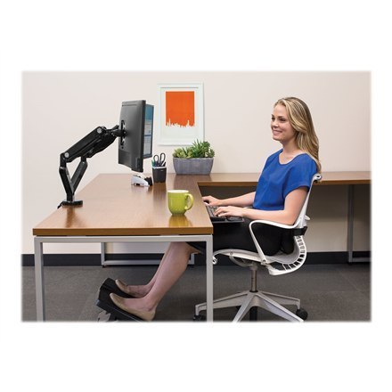 Fellowes arm for 2 monitors - Platinum black Fellowes arm for 2 monitors - Platinum black
