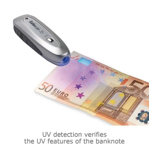 SAFESCAN 35 Grey Suitable for Banknotes, ID documents Number of detection points 3 SAFESCAN 35 Grey Suitable for Banknotes, ID documents Number of detection points 3