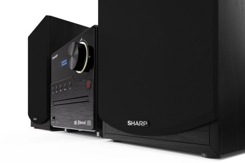 Sharp XL-B517D(BK) Mikrosystem Hi-Fi, CD/FM/USB/Bluetooth v5.0, wejście Aux, 45W, czarny Sharp | Mikrosystem Hi-Fi | XL-B517D(BK Sharp XL-B517D(BK) Mikrosystem Hi-Fi, CD/FM/USB/Bluetooth v5.0, wejście Aux, 45W, czarny Sharp | Mikrosystem Hi-Fi | XL-B517D(BK