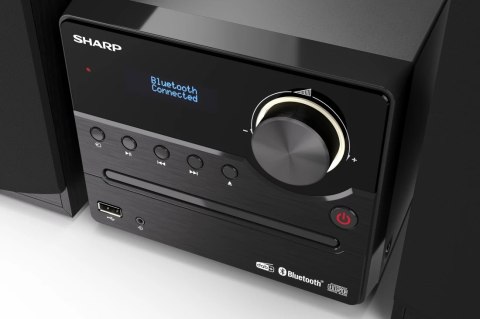 Sharp XL-B517D(BK) Mikrosystem Hi-Fi, CD/FM/USB/Bluetooth v5.0, wejście Aux, 45W, czarny Sharp | Mikrosystem Hi-Fi | XL-B517D(BK Sharp XL-B517D(BK) Mikrosystem Hi-Fi, CD/FM/USB/Bluetooth v5.0, wejście Aux, 45W, czarny Sharp | Mikrosystem Hi-Fi | XL-B517D(BK