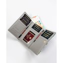 Stylowy, wielokolorowy portfel damski ze skóry naturalnej zamykany biglem i zatrzaskiem, wyposażony w system RFID - Peterson