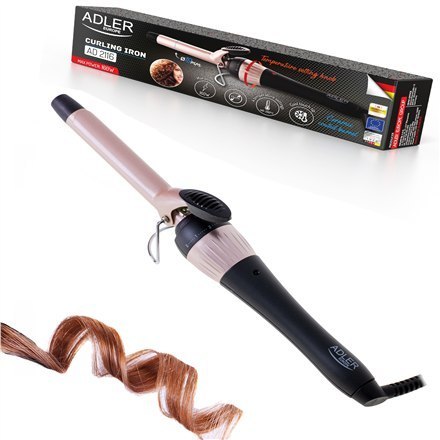Adler | Lokówka | AD 2116 | Ceramiczny system grzewczy | Średnica cylindra 19 mm | Wyświetlacz | Temperatura (min) °C | Temperat Adler | Lokówka | AD 2116 | Ceramiczny system grzewczy | Średnica cylindra 19 mm | Wyświetlacz | Temperatura (min) °C | Temperat