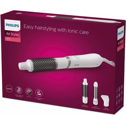Philips | Hair Styler | BHA303/00 3000 Series | Gwarancja 24 miesiące | Kondycjonowanie jonowe | Temperatura (maks.) °C | Liczba Philips | Hair Styler | BHA303/00 3000 Series | Gwarancja 24 miesiące | Kondycjonowanie jonowe | Temperatura (maks.) °C | Liczba