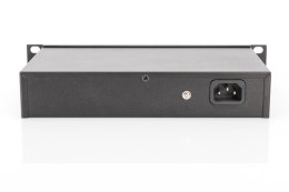 Digitus | 8-portowy przełącznik Gigabit Ethernet PoE | DN-95317 | Niezarządzany | Do montażu w szafie | Ilość portów 10/100 Mb/s