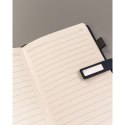 Zestaw prezentowy: notes A5 w granatowym kolorze w linie i długopis z czarnym wkładem - Peterson