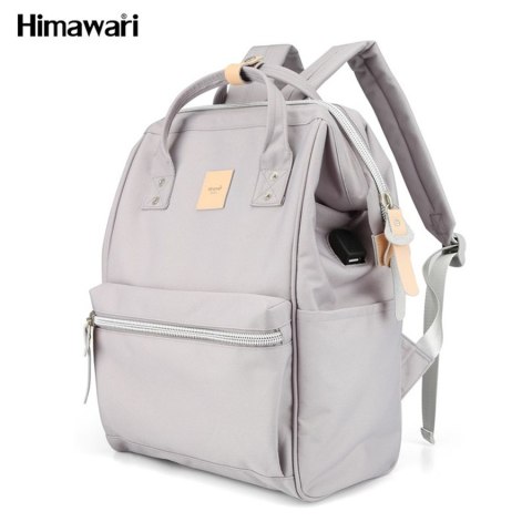 Pojemny plecak na laptopa z portem USB - Himawari Pojemny plecak na laptopa z portem USB - Himawari