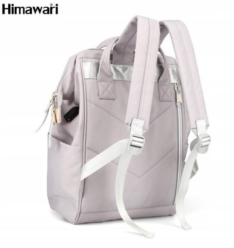 Pojemny plecak na laptopa z portem USB - Himawari Pojemny plecak na laptopa z portem USB - Himawari
