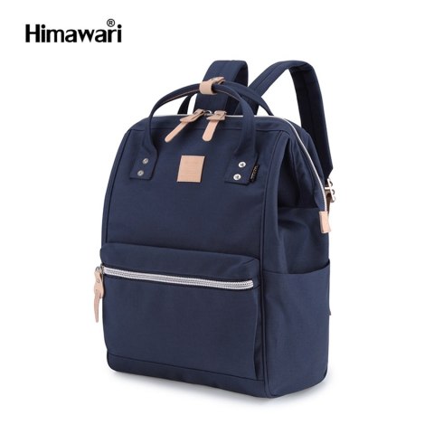 Praktyczny plecak na laptopa w granatowym kolorze - Himawari Praktyczny plecak na laptopa w granatowym kolorze - Himawari
