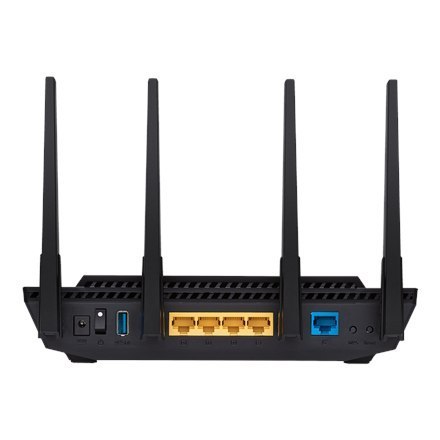 Bezprzewodowy router Wifi 6 Dual Band Gigabit | RT-AX58U | 802.11ax | 2402+574 Mbit/s | 10/100/1000 Mbit/s | Porty Ethernet LAN Bezprzewodowy router Wifi 6 Dual Band Gigabit | RT-AX58U | 802.11ax | 2402+574 Mbit/s | 10/100/1000 Mbit/s | Porty Ethernet LAN