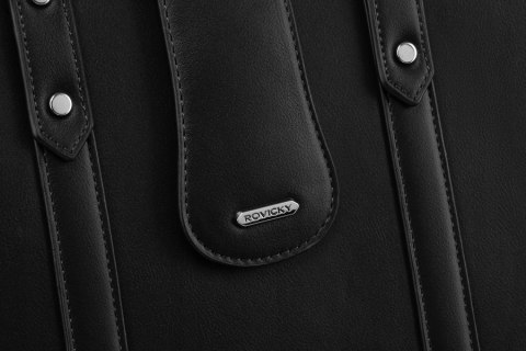 Elegancka shopperka damska ze skóry ekologicznej - Rovicky Elegancka shopperka damska ze skóry ekologicznej - Rovicky