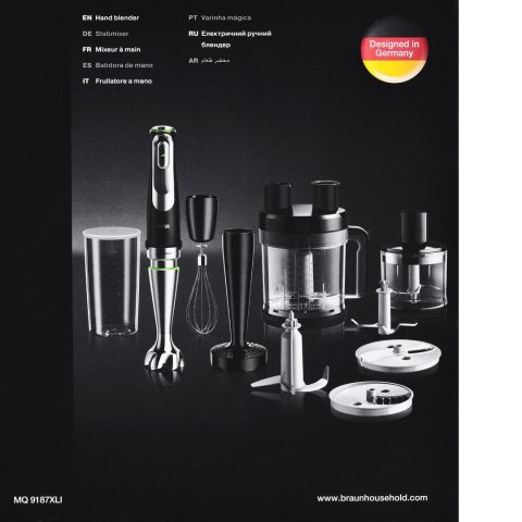 Blender ręczny BRAUN MQ 9187XLI Blender ręczny BRAUN MQ 9187XLI