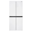 Lodówka z zamrażalnikiem dolnym Multi Door Total Full No Frost MPM-434-SBF-08 białe szkło