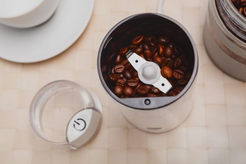 ELDOM MŁYNEK DO KAWY MK50 CAFF, MOC 200 W, NÓŻ STALOWY, PRZYCISK PULSACYJNY ELDOM MŁYNEK DO KAWY MK50 CAFF, MOC 200 W, NÓŻ STALOWY, PRZYCISK PULSACYJNY