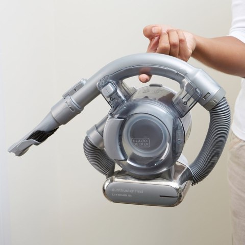 Odkurzacz akumulatorowy Black&Decker DustBuster Flexi PD1820L-QW (kolor srebrny) Odkurzacz akumulatorowy Black&Decker DustBuster Flexi PD1820L-QW (kolor srebrny)