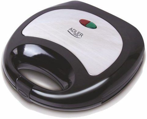 Opiekacz do kanapek Adler AD 3015 (750W; kolor czarny) Opiekacz do kanapek Adler AD 3015 (750W; kolor czarny)