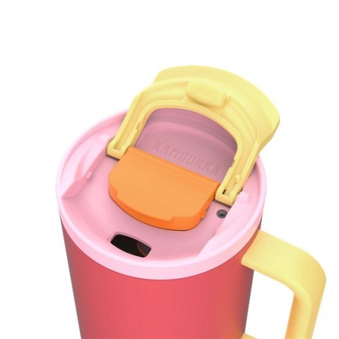 Kubek termiczny z teleskopową słomką Kambukka Rio Tumbler 950ml Pink Papaya Kubek termiczny z teleskopową słomką Kambukka Rio Tumbler 950ml Pink Papaya