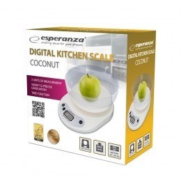 ESPERANZA WAGA KUCHENNA Z MISĄ COCONUT EKS007 ESPERANZA WAGA KUCHENNA Z MISĄ COCONUT EKS007