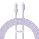 Kabel Baseus Gem Typ C-Typc C 100W 2m (fioletowy)