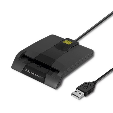 QOLTEC CZYTNIK CHIPOWYCH KART ID INTELIGENTNY | SCR-0634 | USB TYP C QOLTEC CZYTNIK CHIPOWYCH KART ID INTELIGENTNY | SCR-0634 | USB TYP C