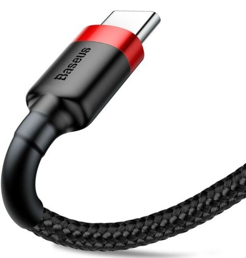 BASEUS KABEL USB DO USB-C CAFULE 2M(CZERWONO-CZARN BASEUS KABEL USB DO USB-C CAFULE 2M(CZERWONO-CZARN