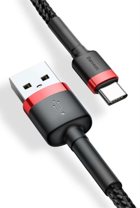 BASEUS KABEL USB DO USB-C CAFULE 2M(CZERWONO-CZARN BASEUS KABEL USB DO USB-C CAFULE 2M(CZERWONO-CZARN