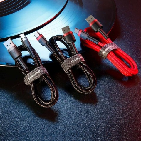 BASEUS KABEL USB DO USB-C CAFULE 2M(CZERWONO-CZARN BASEUS KABEL USB DO USB-C CAFULE 2M(CZERWONO-CZARN