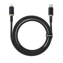 Kabel Baseus Dura Typ C 20W 1m (czarno-złoty)