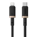 Kabel Baseus Dura Typ C 20W 2m (czarno-złoty)