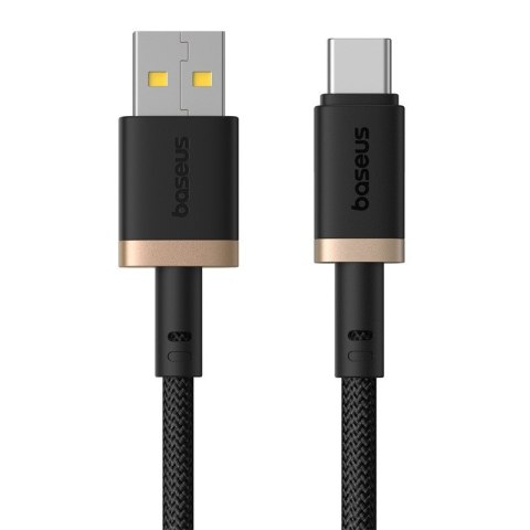Kabel Baseus Dura USB-Typ C 60W 2m (czarno-złoty) Kabel Baseus Dura USB-Typ C 60W 2m (czarno-złoty)