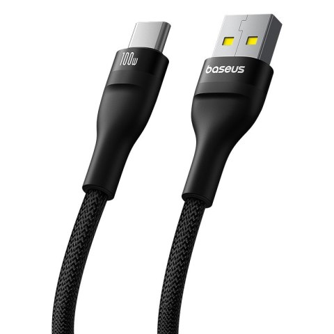 Kabel Baseus Flash 2 USB-USB C 100W 1m (czarny) Kabel Baseus Flash 2 USB-USB C 100W 1m (czarny)