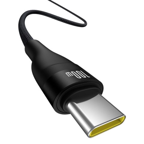 Kabel Baseus Flash 2 USB-USB C 100W 1m (czarny) Kabel Baseus Flash 2 USB-USB C 100W 1m (czarny)