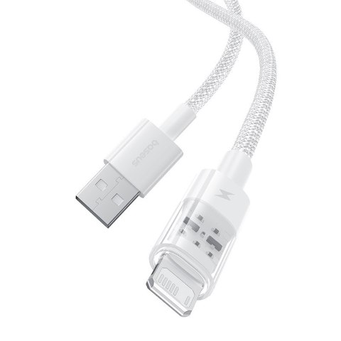 Kabel Baseus Gem 2.4A 2m (biały) Kabel Baseus Gem 2.4A 2m (biały)