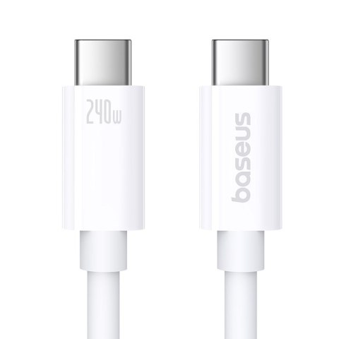 Kabel Baseus Superior Typ C-Typ C 240W 1m (biały) Kabel Baseus Superior Typ C-Typ C 240W 1m (biały)