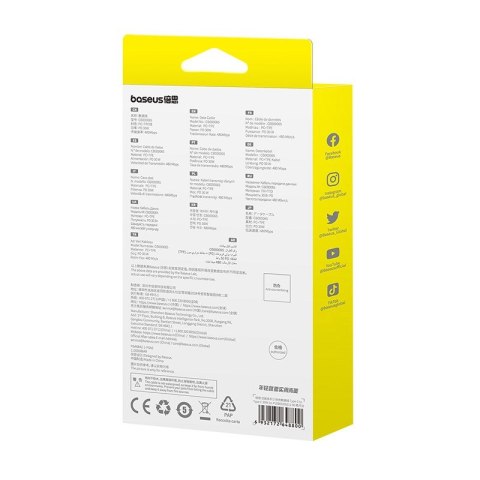 Kabel Baseus Superior Typ C-Typ C 30W 1m (biały) Kabel Baseus Superior Typ C-Typ C 30W 1m (biały)