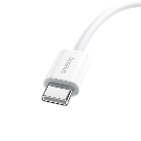 Kabel Baseus Superior Typ C-Typ C 30W 2m (biały) Kabel Baseus Superior Typ C-Typ C 30W 2m (biały)