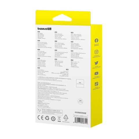 Kabel Baseus Superior Typ C-Typ C 30W 2m (biały) Kabel Baseus Superior Typ C-Typ C 30W 2m (biały)