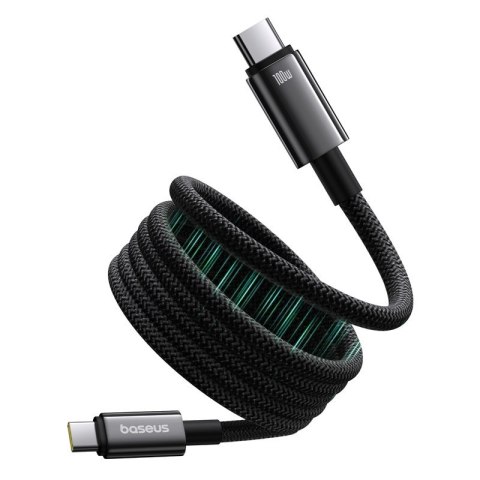 Kabel Baseus Tungsten magnetyczny USB C-USB C 100W 1m (czarny) Kabel Baseus Tungsten magnetyczny USB C-USB C 100W 1m (czarny)