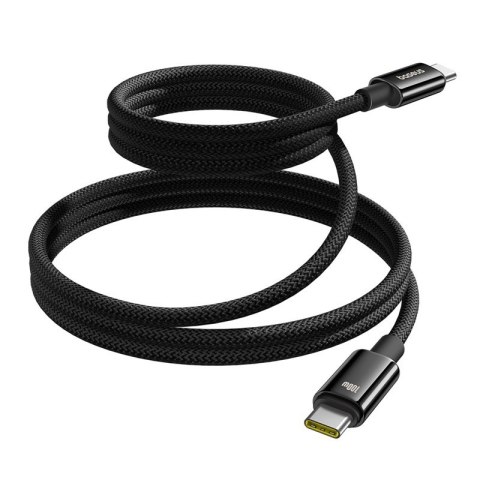 Kabel Baseus Tungsten magnetyczny USB C-USB C 100W 1m (czarny) Kabel Baseus Tungsten magnetyczny USB C-USB C 100W 1m (czarny)