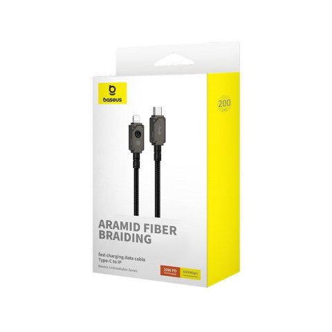 Kabel Baseus Unbreakable USB C-IP 20W 2m (czarny) Kabel Baseus Unbreakable USB C-IP 20W 2m (czarny)