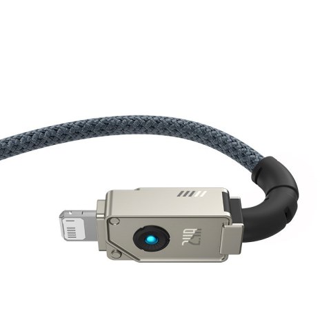 Kabel Baseus Unbreakable USB-IP 2.4A 1m (biały) Kabel Baseus Unbreakable USB-IP 2.4A 1m (biały)