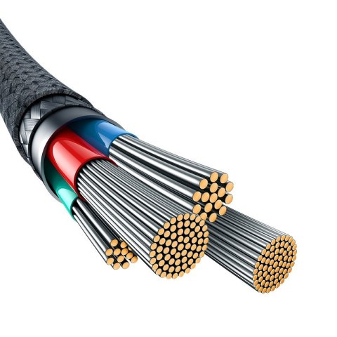 Kabel Baseus Unbreakable USB-IP 2.4A 1m (biały) Kabel Baseus Unbreakable USB-IP 2.4A 1m (biały)