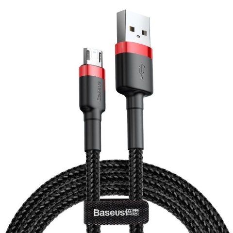 Kabel Baseus cafule CAMKLF-C91 (USB M - Micro USB M; 2m; kolor czarno-czerwony) Kabel Baseus cafule CAMKLF-C91 (USB M - Micro USB M; 2m; kolor czarno-czerwony)