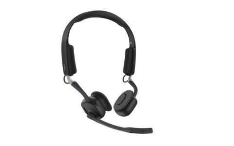 Słuchawki bezprzewodowe kostne Shokz OpenMeet mic-ANC USB-C + adapter USB-A czarne Słuchawki bezprzewodowe kostne Shokz OpenMeet mic-ANC USB-C + adapter USB-A czarne