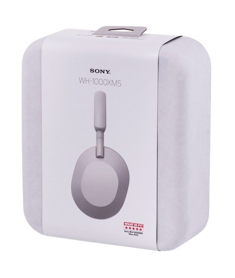 Słuchawki Sony WH-1000XM5 nauszne bluetooth srebrne Słuchawki Sony WH-1000XM5 nauszne bluetooth srebrne