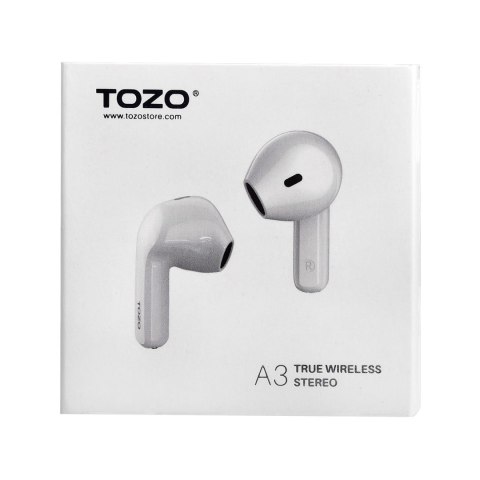 Słuchawki TWS TOZO A3 White Słuchawki TWS TOZO A3 White