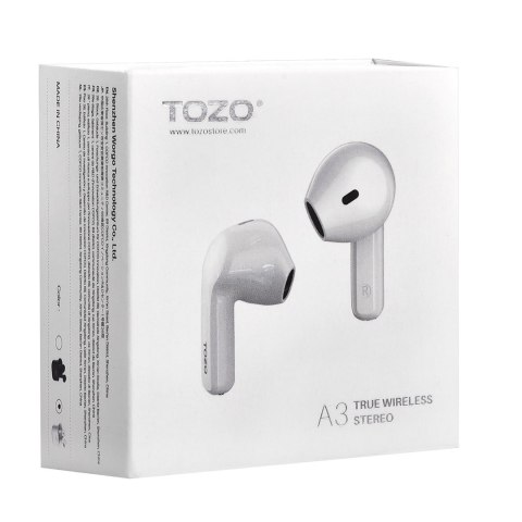 Słuchawki TWS TOZO A3 White Słuchawki TWS TOZO A3 White