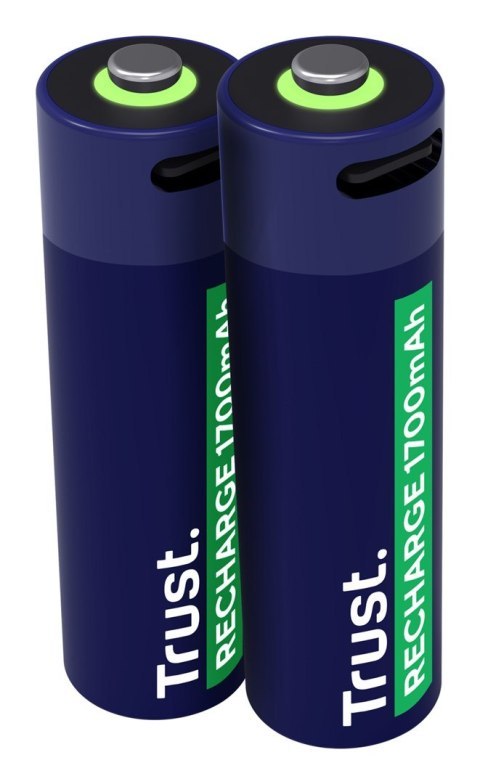 Baterie AA Trust USB-C RECHARGEABLE BATTERIES 2P Baterie AA Trust USB-C RECHARGEABLE BATTERIES 2P