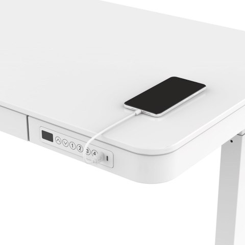 Biurko ACTIVEJET z elektryczną regulacją wysokości 140x70 ET119W-C biały Biurko ACTIVEJET z elektryczną regulacją wysokości 140x70 ET119W-C biały