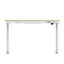Biurko ACTIVEJET z elektryczną regulacją wysokości 140x70 ET119W-C biały/dąb