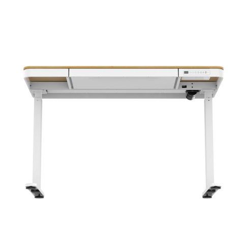 Biurko ACTIVEJET z elektryczną regulacją wysokości 140x70 ET119W-C biały/dąb Biurko ACTIVEJET z elektryczną regulacją wysokości 140x70 ET119W-C biały/dąb